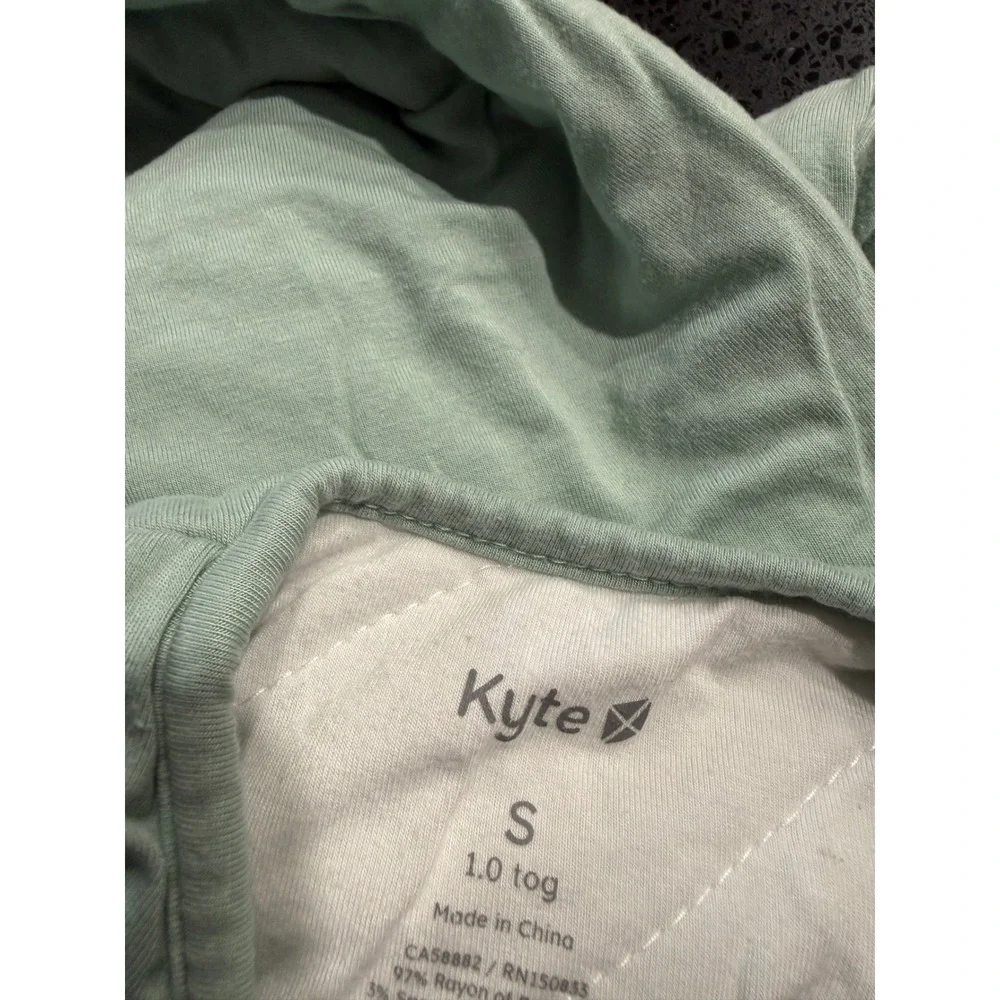 Kyte Baby Sleep Bag 1.0 TOG Sage Green Bamboo Rayon Wearable Blanket Size Small
